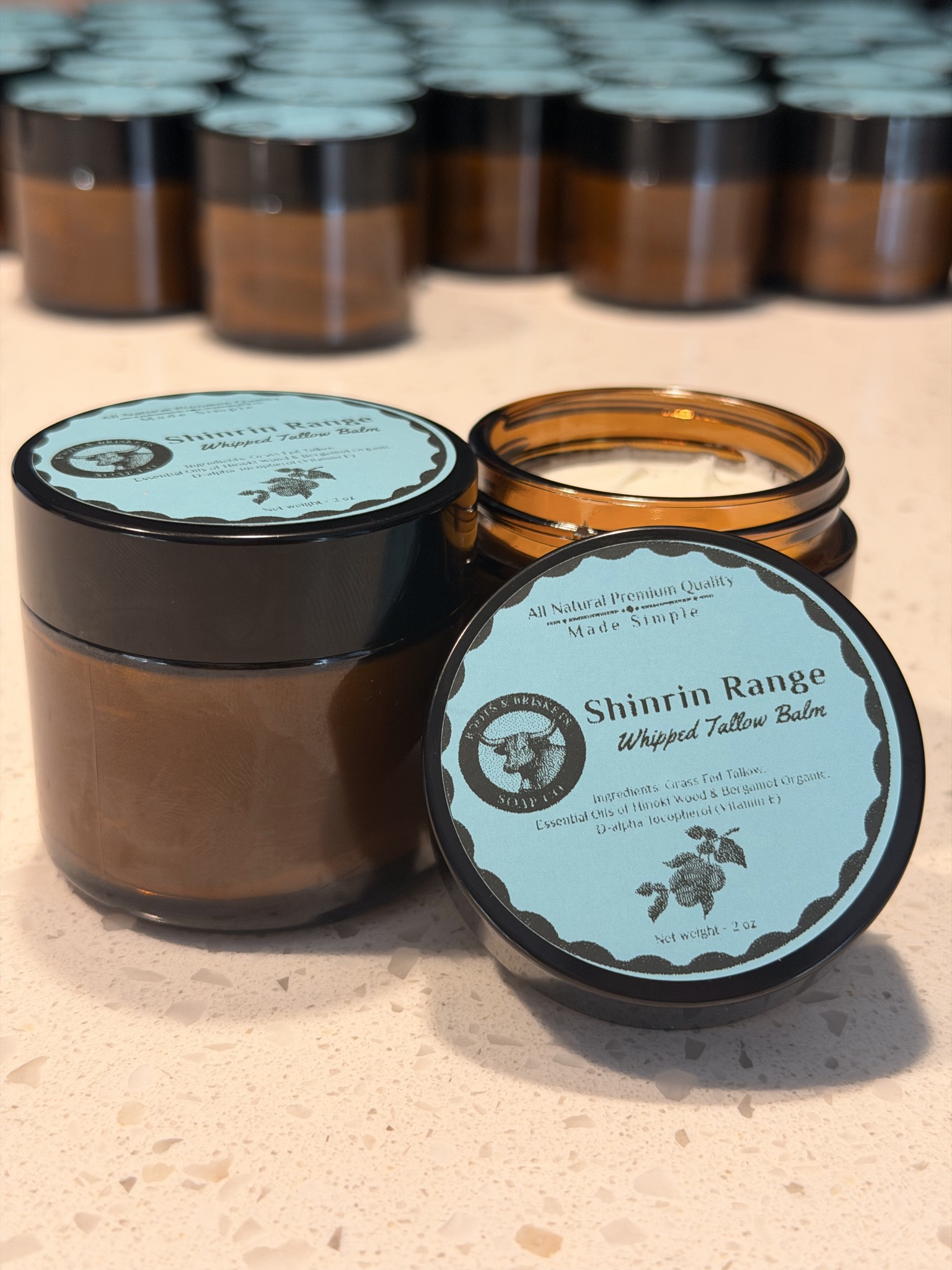 Shinrin Range - Hinoki Wood + Bergamot Whipped Tallow Balm